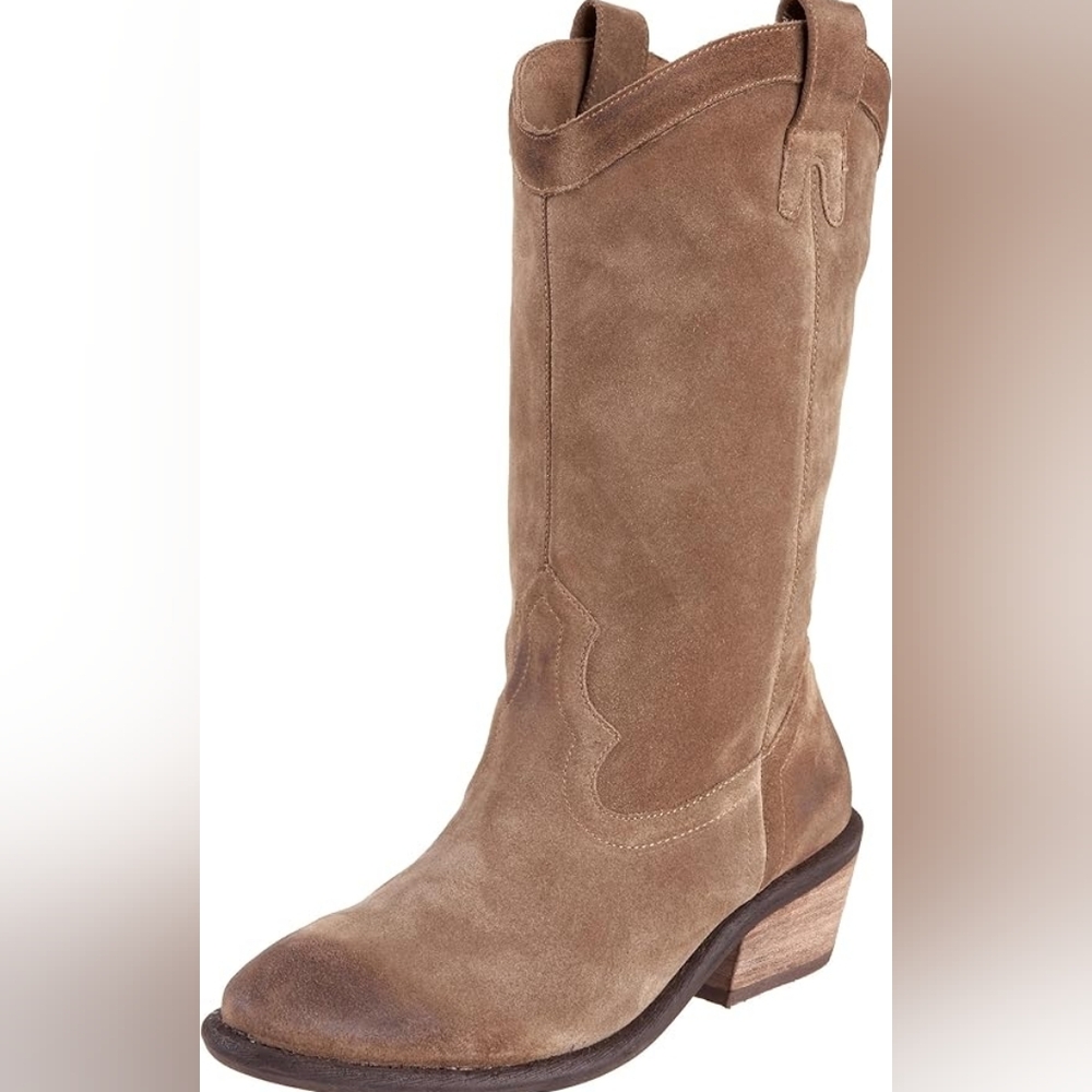 Jessica Simpson Brown Suede Heeled Boots